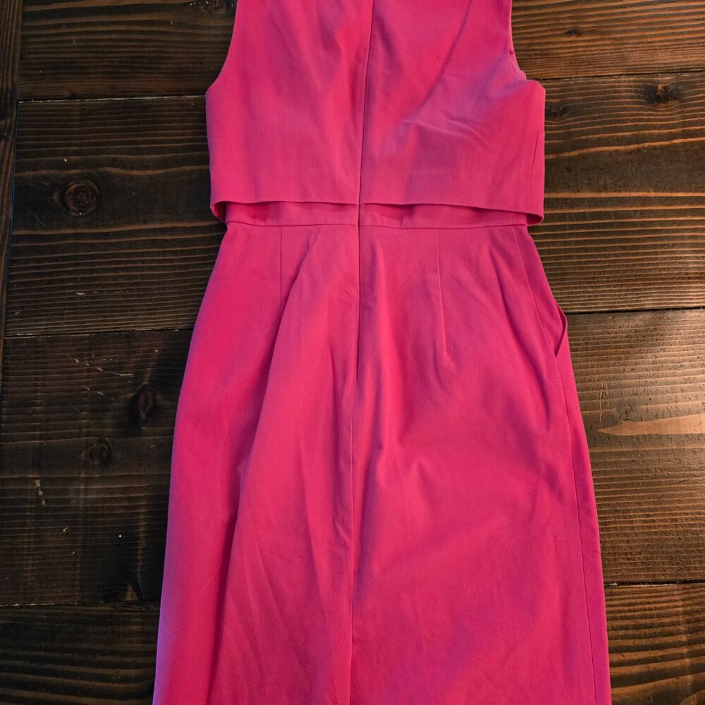 JCrew 80s Style Hot Pink Dress -- Size 0 - Picture 2 of 3